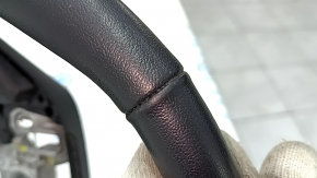 Руль голый Ford Fusion mk5 17-20 кожа черная, потерт, вмятина
