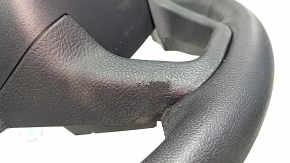 Руль голый Ford Fusion mk5 17-20 кожа черная, потерт, вмятина