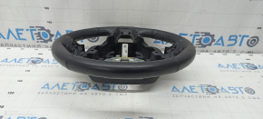 Руль голый Ford Fusion mk5 17-20 кожа черная, потерт, вмятина