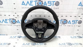 Volan gol Ford Focus mk3 15-18 repaus, cauciuc negru, zgariat, zgarieturi
