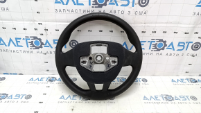 Руль голый Ford Focus mk3 15-18 рест, резина черный, потерт, царапины