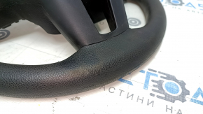 Руль голый Ford Focus mk3 15-18 рест, резина черный, потерт, царапины