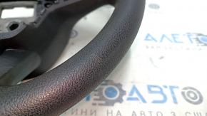 Руль голый Ford Focus mk3 15-18 рест, резина черный, потерт, царапины