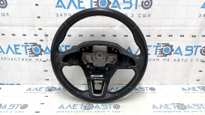 Volan piele Ford Ecosport 18-20 goala, negru, fara nasturi, zgarieturi, zgarieturi