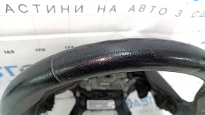 Руль голый Ford C-max MK2 13-18 кожа черный, протертости, царапины, вмятина