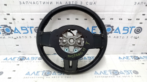 Руль голый Ford Mustang mk6 15-23 кожа черный, без накладок кнопок, царапины