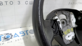 Руль голый Ford Fiesta 11-19 кожа черный, без кнопок, царапины