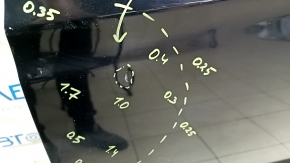 Дверь голая передняя левая Ford Escape MK3 13-19 черный G1, шпакля 0.3-1.7, тычки