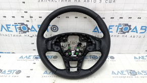 Руль голый Ford Escape MK4 20-22 кожа, подогрев, без кнопок, царапины, вмятина