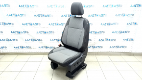 Scaun șofer Ford Escape MK3 17-19 fără airbag, cârpă negru-gri, electric, curățabil uscat