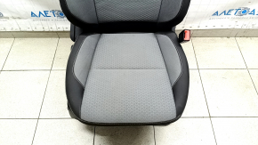 Пассажирское сидение Ford Escape MK3 17-19 без airbag, механическое, ткань, черно-серый
