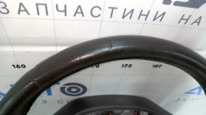 Руль голый Lincoln MKX 16- кожа коричневая, без подогрева, с накладкой под дерево, царапины, вмятины, тычки