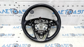 Volan gol Lincoln MKX 16 - piele neagra, fara incalzire, tampon, zgarieturi, zgarieturi, denivelari, uzat