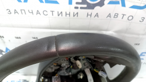 Руль голый Lincoln MKC 15-19 кожа темно-коричневый, без нижних кнопок, с накладкой, царапины, вмятины