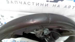 Volan gol Lincoln MKX 16 - piele maro, neîncălzit, cu ornamente din lemn, zgârieturi, denivelări