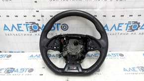 Volan Chevrolet Camaro 16-24 piele, negru, SS, fara nasturi, zgarieturi