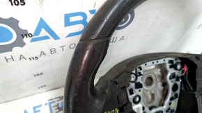 Volan gol Chevrolet Malibu 13-15 din piele neagră, uzat, zgâriat