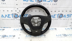 Volan gol Chevrolet Malibu 13-15 din piele neagră, uzat, zgâriat
