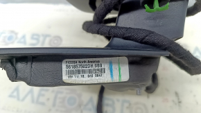 Зеркало боковое правое в сборе VW Passat b8 16-19 USA 10+2 пинов, поворотник, BSM, черный, царапины