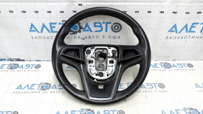 Руль голый Chevrolet Volt 11-15 кожа, черный, с графит накладкой, без кнопок, потерта, царапины, тычки