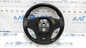 Руль голый Chevrolet Volt 11-15 кожа, черный, с графит накладкой, без кнопок, потерта, царапины, тычки