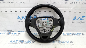 Руль голый Chevrolet Volt 16- кожа черная, с подогревом, без кнопок и лепестков, царапины