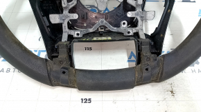 Руль голый Toyota Prius V 12-17 резина черный, потерт, под чистку