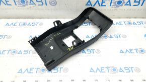 Накладка центральной консоли задняя Ford Escape MK3 13-19 черная, царапины