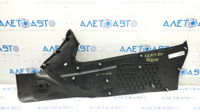 Decorație consola centrală partea dreaptă Ford Escape MK3 17-19 neagră, zgârieturi, uzată