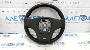 Руль голый Chevrolet Volt 11-15 кожа, темно-серый с графит накладкой, без кнопок, царапины, тычки