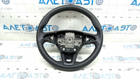 Руль голый Ford Escape MK3 17-19 рест, резина, черный, без кнопок, потерт