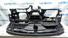 Торпедо передняя панель с AIRBAG Ford Escape MK3 17-19 рест, под большой монитор, черная