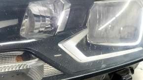 Фара передняя левая VW Passat b8 16-19 USA галоген, паутинка