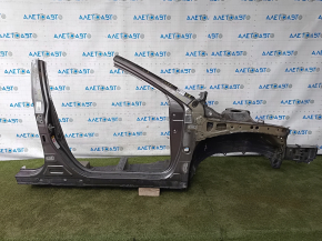 Четверть передняя правая Toyota Camry v55 15-17 usa, графит, отпилена, с центральной стойкой, вмятина, тычки