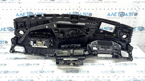 Торпедо передняя панель с AIRBAG Audi Q5 80A 18-19 черная под проекцию