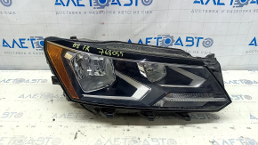 Фара передняя правая VW Passat b8 16-19 USA голая галоген, песок