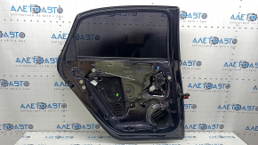 Дверь в сборе задняя левая VW Passat b8 16-19 USA, черный LC9X, тычки