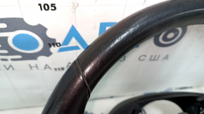 Руль голый Acura ILX 13-15 кожа, черный, с накладками, затерт, царапины