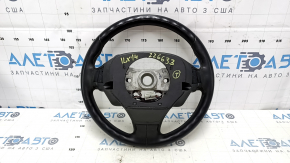 Руль голый Acura ILX 13-15 кожа, черный, с накладками, затерт, царапины