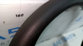 Руль голый Honda Accord 18-22 резина, черный, с задними накладками, без лепестков, тычка