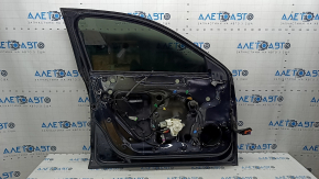 Дверь в сборе передняя левая VW Passat b8 16-19 USA, черный LC9X, царапины, отсутствует заглушка ручки