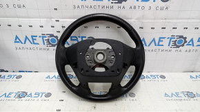 Руль голый Honda Accord 13-17 кожа, черный, с задней накладкой, царапины, потерт, тычки, вмятины