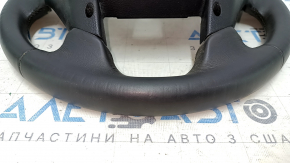 Руль голый Honda Accord 13-17 кожа, черный, с задней накладкой, под лепестки, царапины, вмятины, потерт