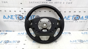 Руль голый Honda Accord 13-17 кожа, черный, с задней накладкой, под лепестки, царапины, вмятины, потерт