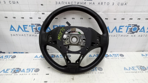 Руль голый Acura MDX 14-18 дорест кожа черный, с задней накладкой, царапины