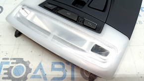 Плафон освещения передний BMW X1 F48 16-22 черный, под панораму с кнопкой SOS, царапины