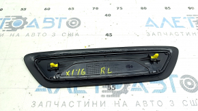 Накладка порога внешняя задняя левая BMW X1 F48 16-22 черная, потертость