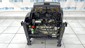 Пассажирское сидение Audi Q5 80A 18-20 с airbag, электрическое, подогрев, кожа черная с серой строчкой, Sport, S-Line, дефект кожи