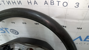 Руль голый Toyota Sequoia 08-16 резина черный, без кнопок и управления круизом, затертый, царапины