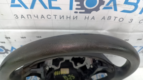 Руль голый Toyota Sequoia 08-16 резина черный, без кнопок и управления круизом, затертый, царапины